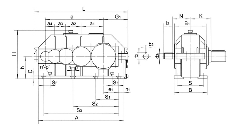 外形及安裝尺寸
