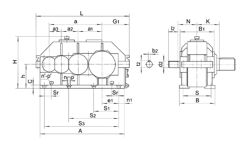 外形及安裝尺寸