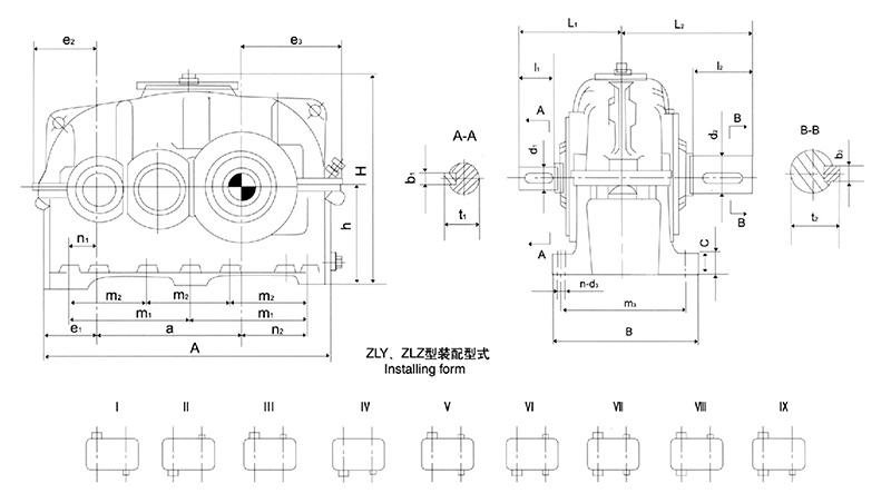 外形及安裝尺寸