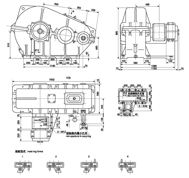 外形及安裝尺寸