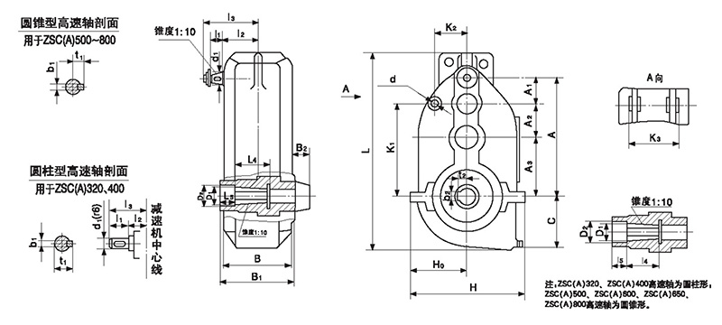 外形及安裝尺寸