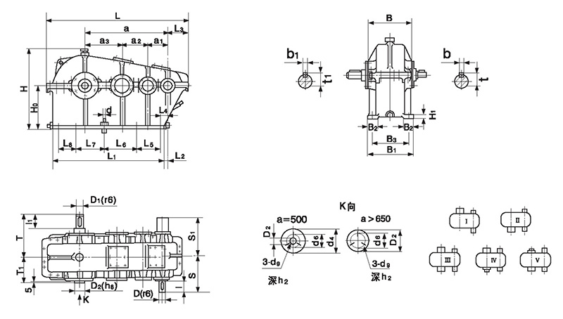 外形及安裝尺寸