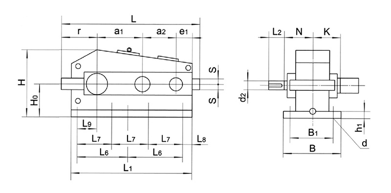 外形及安裝尺寸