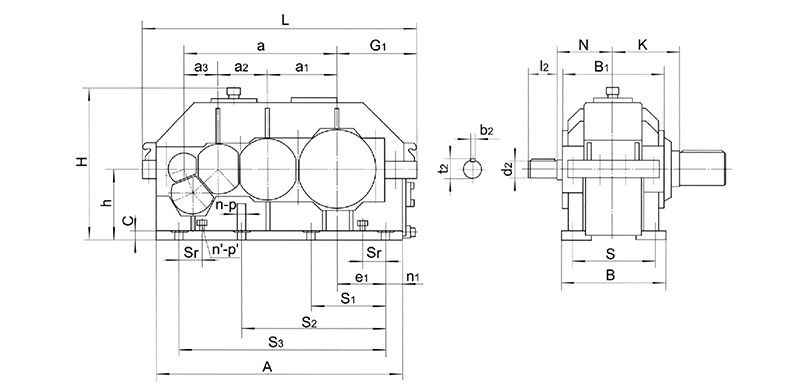 外形及安裝尺寸