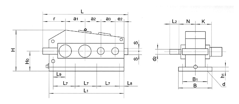 外形及安裝尺寸