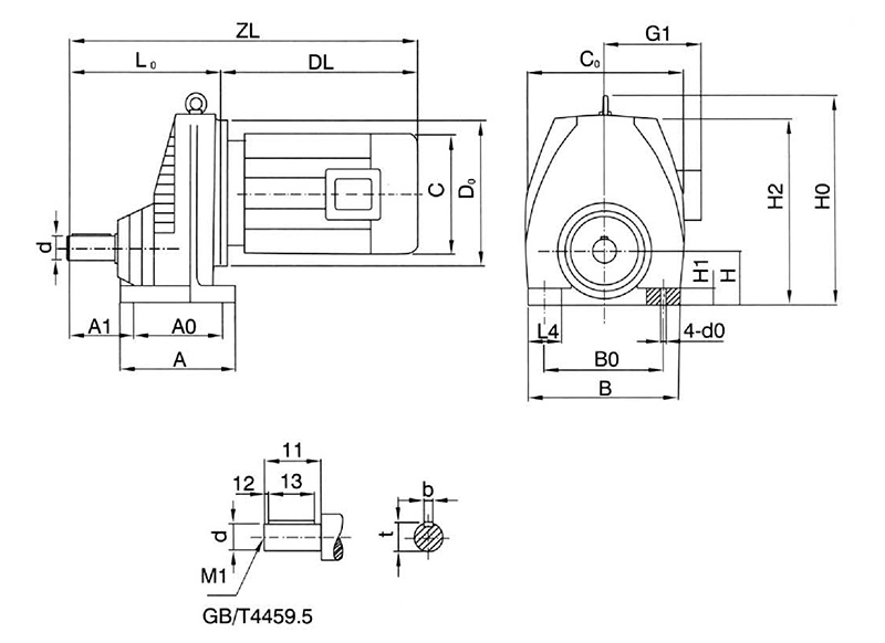 外形及安裝尺寸