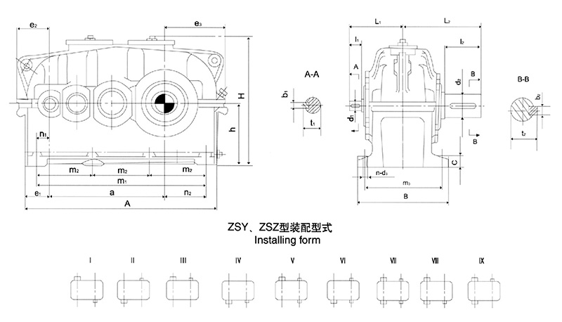 外形及安裝尺寸